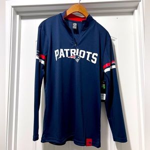 🏈 NWT Boys XL Patriots Quarter Zip 🏈